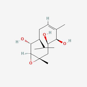 molecular formula C15H26O4 B1251172 (1R,2R,4S,5S,6R,7S)4,5-Epoxygermacra-9Z-en-1,2,6-triol 