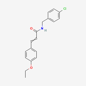 N-[(4-chlorophenyl)methyl]-3-(4-ethoxyphenyl)prop-2-enamide