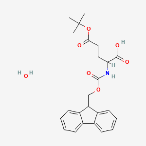 2-(9H-fluoren-9-ylmethoxycarbonylamino)-5-[(2-methylpropan-2-yl)oxy]-5-oxopentanoic acid;hydrate