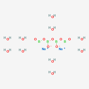 molecular formula B4H20Na2O17 B1251186 Sodium borate 