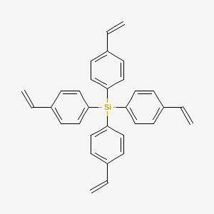 molecular formula C32H28Si B12511860 Tetrakis(4-vinylphenyl)silane 