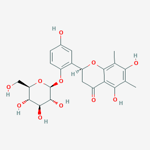 molecular formula C23H26O11 B1251195 香桃木素 III 