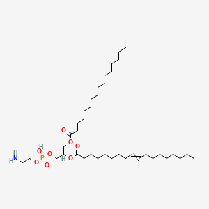 2-Aminoethoxy(3-(hexadecanoyloxy)-2-(octadec-9-enoyloxy)propoxy)phosphinic acid