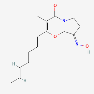 molecular formula C15H22N2O3 B1251216 Brevioxime 
