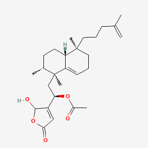 molecular formula C27H40O5 B1251219 Cladocoran A 
