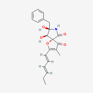 molecular formula C21H23NO5 B1251222 阿扎斯派林 