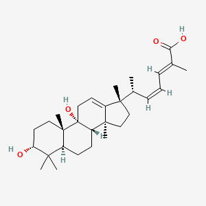 molecular formula C30H46O4 B1251234 加氏红木烷G 