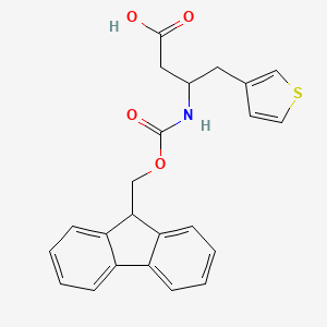 3-{[(9H-fluoren-9-ylmethoxy)carbonyl]amino}-4-(thiophen-3-yl)butanoic acid