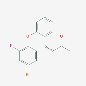 4-[2-(4-Bromo-2-fluorophenoxy)phenyl]but-3-en-2-one