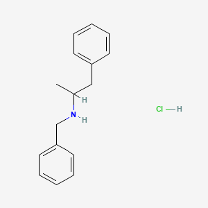 molecular formula C16H20ClN B1251268 N-苄基-1-苯基丙-2-胺；盐酸盐 CAS No. 1085-43-4