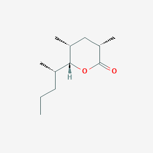 molecular formula C12H22O2 B1251288 3,6,7-Triepiinvictolide 