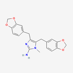 molecular formula C20H19N3O4 B1251308 Leucettamine A 