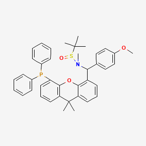 N-{[5-(diphenylphosphanyl)-9,9-dimethylxanthen-4-yl](4-methoxyphenyl)methyl}-N,2-dimethylpropane-2-sulfinamide