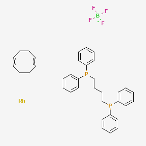 1,5-Cyclooctadiene [4-(diphenylphosphanyl)butyl]diphenylphosphane rhodium tetrafluoroborate