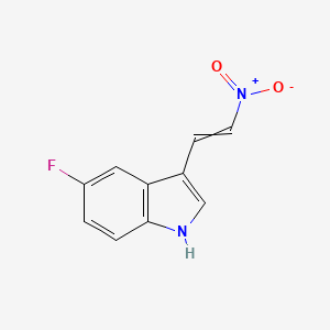 5-fluoro-3-(2-nitroethenyl)-1H-indole