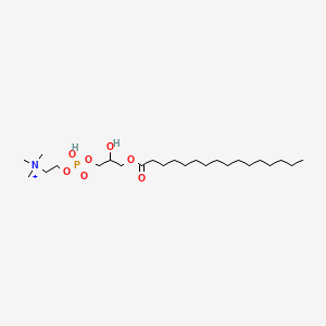 molecular formula C24H51NO7P+ B12513295 1-Palmitoylglycerophosphocholine CAS No. 15895-31-5