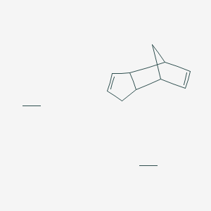 molecular formula C14H24 B12513300 Dicyclopentadiene; bis(ethane) 