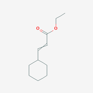 molecular formula C11H18O2 B12513369 Ethyl 3-cyclohexylpropenoate 