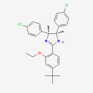 (4s,5r)-2-(4-Tert-Butyl-2-Ethoxyphenyl)-4,5-Bis(4-Chlorophenyl)-4,5-Dimethyl-4,5-Dihydro-1h-Imidazole