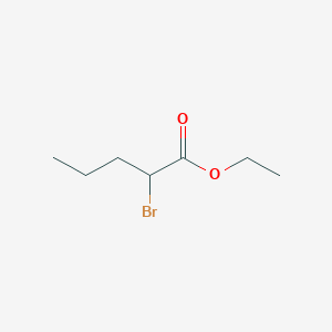 molecular formula C7H13BrO2 B125136 2-溴戊酸乙酯 CAS No. 615-83-8