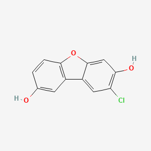 8-Chloro-2,7-dibenzofurandiol