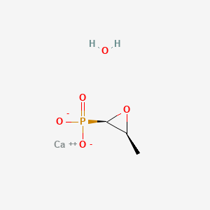 molecular formula C3H7CaO5P B1251369 Fosfomycin calcium hydrate CAS No. 26469-67-0