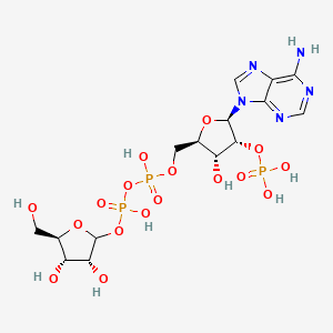 molecular formula C15H24N5O17P3 B1251372 ADP-D-核糖 2'-磷酸 