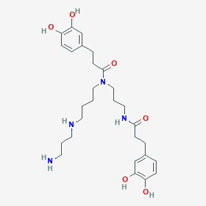 molecular formula C28H42N4O6 B1251376 Kukoamine D 
