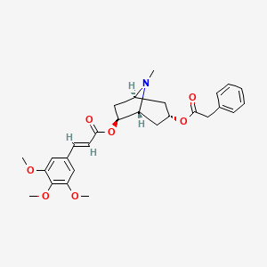 molecular formula C28H33NO7 B1251419 Pervilleine F 