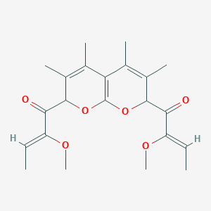 molecular formula C22H28O6 B1251437 Biscopyran 