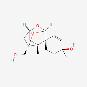 molecular formula C15H22O4 B1251438 Spirotenuipesine A 