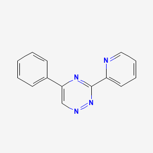 molecular formula C14H10N4 B1251445 5-Phenyl-3-(pyridin-2-yl)-1,2,4-triazine 