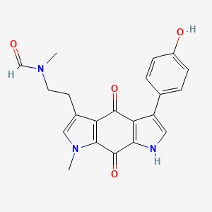molecular formula C21H19N3O4 B1251446 Zyzzyanone C 