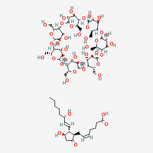 molecular formula C62H102O40 B1251456 Dinoprostone betadex 