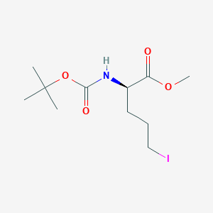 methyl (2R)-2-[(tert-butoxycarbonyl)amino]-5-iodopentanoate