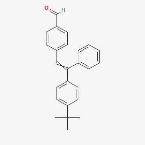 4-[2-(4-tert-Butylphenyl)-2-phenylethenyl]benzaldehyde