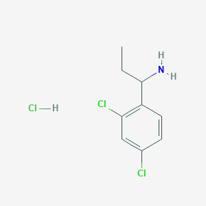 1-(2,4-Dichlorophenyl)propan-1-amine hydrochloride