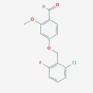 Benzaldehyde, 4-[(2-chloro-6-fluorophenyl)methoxy]-2-methoxy-