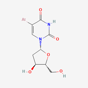 molecular formula C9H11AtN2O5 B1251469 5-Astatodeoxyuridine 