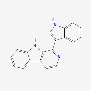 molecular formula C19H13N3 B1251477 Eudistomin U 