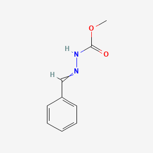 N'-(phenylmethylidene)methoxycarbohydrazide