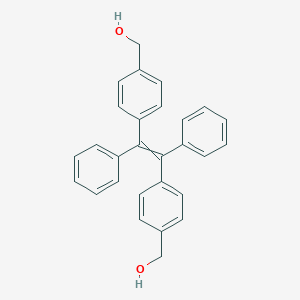 (4-{2-[4-(Hydroxymethyl)phenyl]-1,2-diphenylethenyl}phenyl)methanol