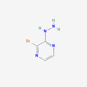 2-Bromo-3-hydrazinylpyrazine