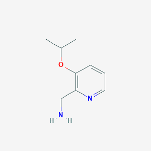 molecular formula C9H14N2O B12514793 (3-Isopropoxypyridin-2-yl)methanamine 