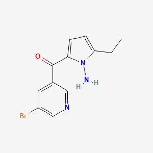 (1-Amino-5-ethyl-1H-pyrrol-2-yl)(5-bromopyridin-3-yl)methanone