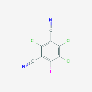 2,4,5-Trichloro-6-iodobenzene-1,3-dicarbonitrile