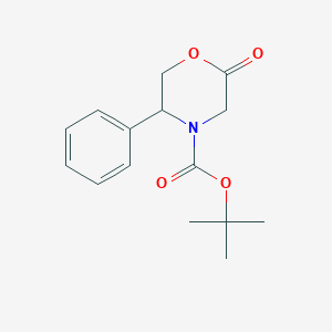 Tert-butyl 2-oxo-5-phenylmorpholine-4-carboxylate