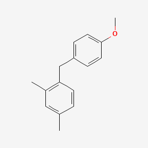 1-[(4-Methoxyphenyl)methyl]-2,4-dimethylbenzene