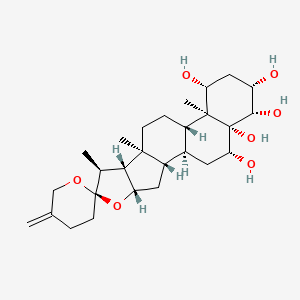 molecular formula C27H42O7 B1251490 Tupichigenin B 