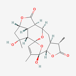 molecular formula C20H24O8 B1251491 Verrillin 